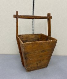 Asian Chinese Wood Bucket
