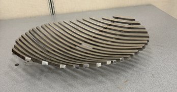 Mid Century Style Metal Platter