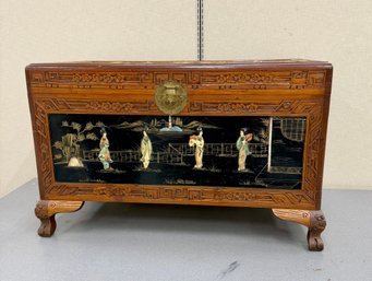 Superb Antique Vintage Chinese Camphor Wood Chest