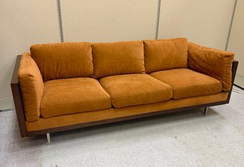 Mid Century Sofa With Label THAYER COGGIN