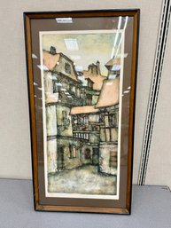 Mid Century Art With Authentication From New York Gallery