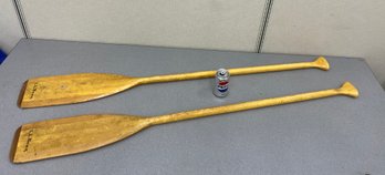 Pair LL BEAN Wooden Oars