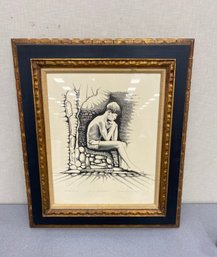 Beautifully Framed Artist Proof Signed  Marc Schreibman