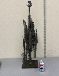 Vintage Mid Century Brutalist Lamp