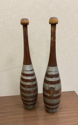 Folk Art Painted Pins