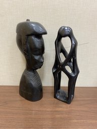 Carved Figures One Made In Kenya