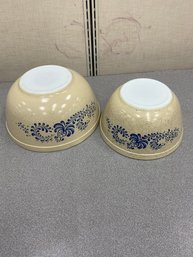 Two Pyrex Bowls