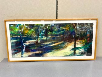 Large Signed Artwork Beautifully Framed By Ellen Wineberg
