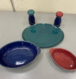 Lot Denby Harlequin  Handcrafted Made In England