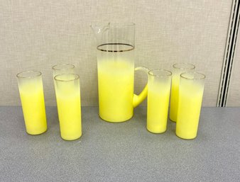 Vintage Blendo Glassware Juice Set