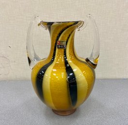 Kurata Craft Art Glass Vase Japan