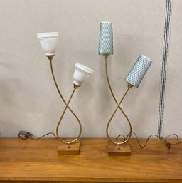 Two Mid Century Table Lamp
