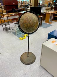 Antique Vintage Rand McNally Floor Globe
