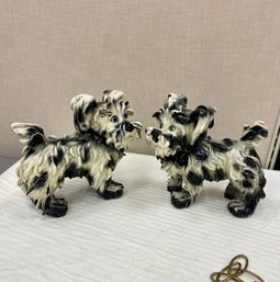 Pair Charming Vintage Italian Dogs