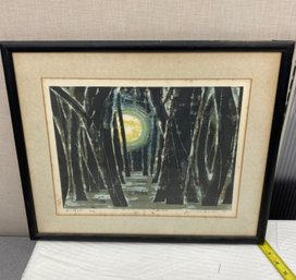 Signed Artist Proof By Joichi Hoshi ( Born 1913 ) Dated 1970