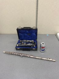Two Musical Instruments Flute And Clarinet