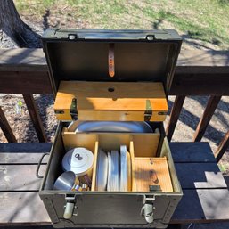 1963 Vietnam Era Portable Officers Mess Kit By Texas Trunks