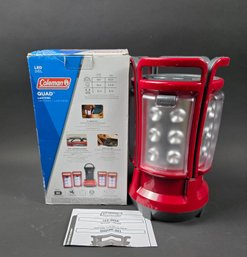 Coleman Quad LED Lantern 190 Lumens Battery Operated Near New