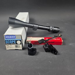 Weaver Scope Dual-X Model B10 2x10x - Red Field Scope Mount Base For Remington