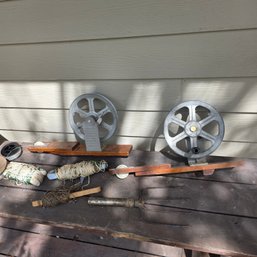 Vintage Portage Tackle Deep Water Trolling Reel  3 Drag Nets  Speer Head - Wire Line