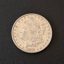 1878 7 Feather Morgan Dollar Coin