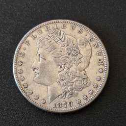 1879 Silver Morgan Dollar Coin