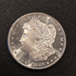 1880 D Morgan Dollar Coin