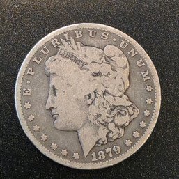 1879 -s   Morgan Dollar Silver Coin