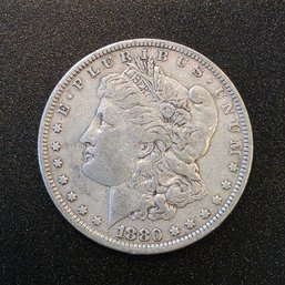 1880-   Morgan Dollar Silver Coin