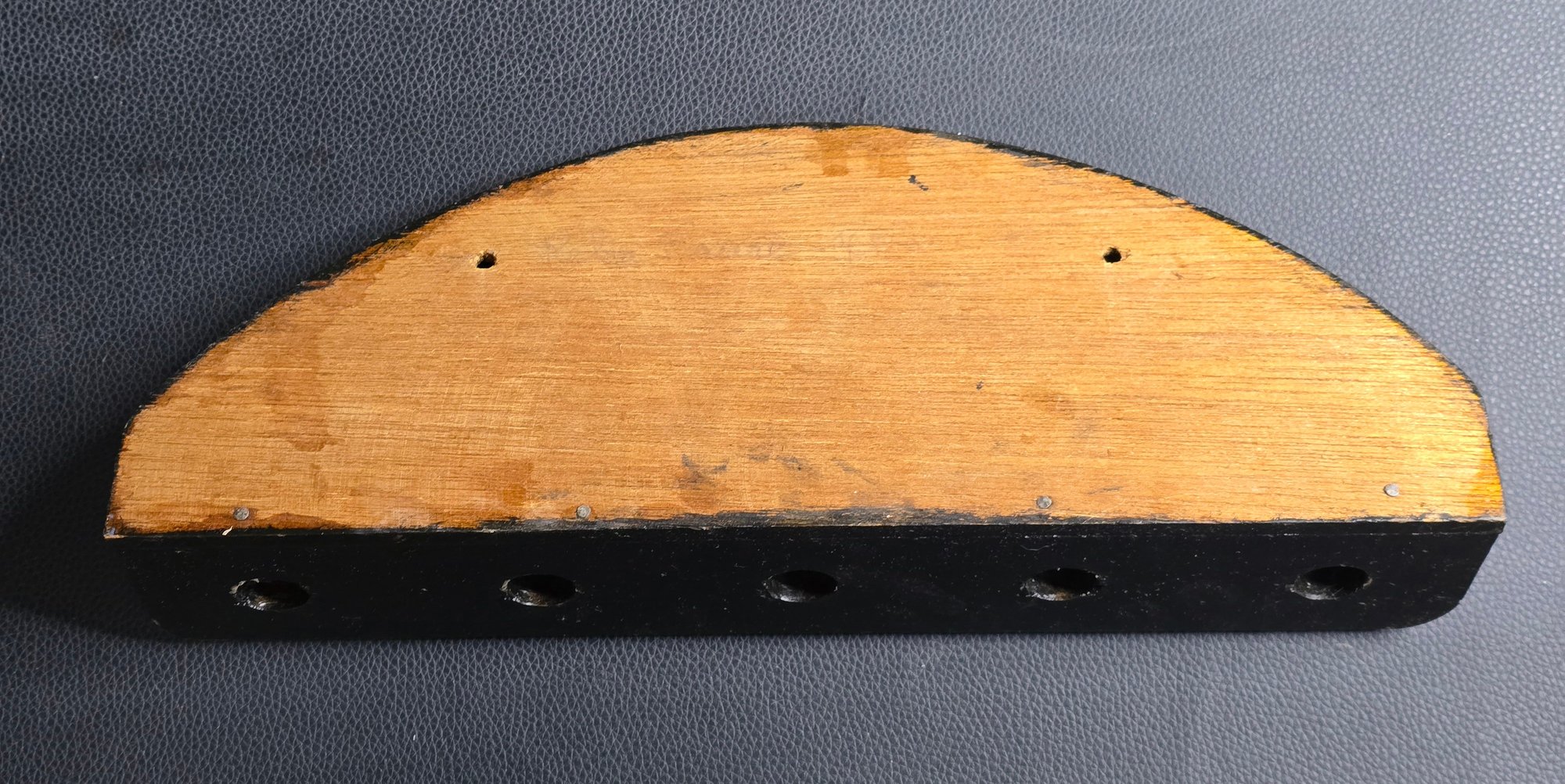Antique Folk Art Wooden Foot Stool Hand Painted With Wall Shelf #10643 ...