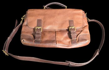 Vintage Coach Brown Leather Briefcase