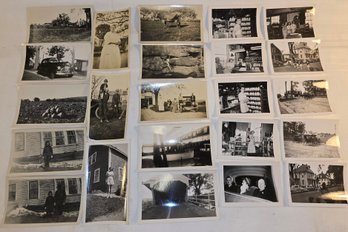 Photo Lot- Family Farm And Shoe Factory