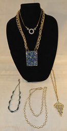 Necklace Lot- 5 Sparking Cocktail Necklaces