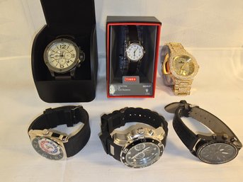 Watch Lot Armani Exchange, Timex