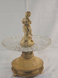 Cherub Figure Candy Dish