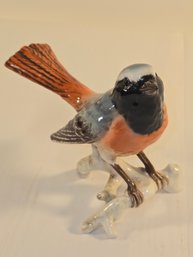Goebel Bird Figurine Standing On A Branch