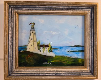 Portland Observation Tower Original Painting