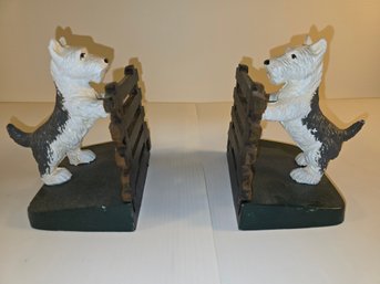 Scottie Dog Book Ends