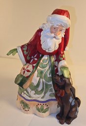 Jim Shore (Fur-ever Festive) Santa Clause Figurine