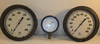3 Vintage Gauges
