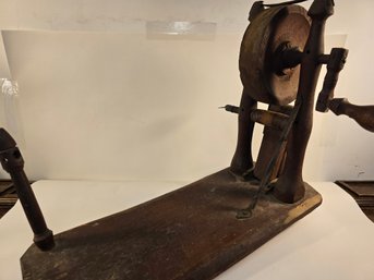 Antique Wood Apple Peeler