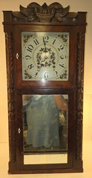 8 Day Mantel Clock With Mirror