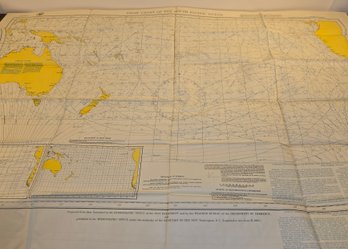 WWII Life Raft Survival Map