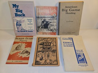 Vintage Book Lot Hunting Trapping