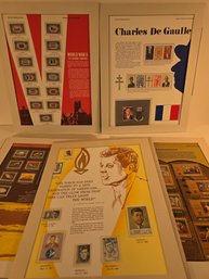 1st Day Stamps -3D, Mans Best Friend, Flags