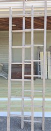 2 8ft Antique Wood Ladder Pieces