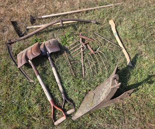 Lot Of Lawn And Garden Tools And Implements
