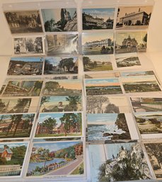 Lot Of 40 Vintage Maine Post Cards