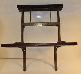 Antique Counter Wrapping Paper Dispenser Cutter