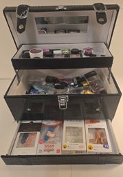 Make-up And Nail Kit With Carrying Case